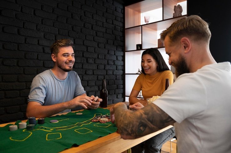 Visual permainan slots dengan efek grafis menarik di platform hiburan digital